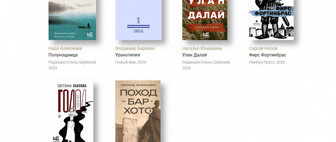 Книги Короткого списка премии "Ясная Поляна" теперь доступны всем Книги Короткого списка премии "Ясная Поляна" теперь доступны всем