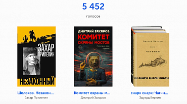 «Большая книга» объявила результаты народного голосования